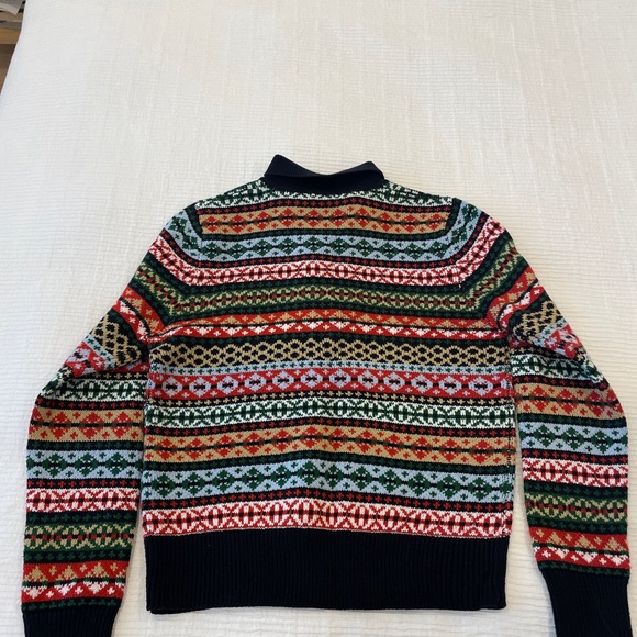 Zara Colorful Patterned Sweater, Size Large - Picture 7 of 9